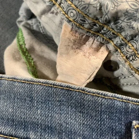 Lee Womens 36 Denim Jeans Blue High Rise Straight Ankle Medium Wash Stretch - Picture 6 of 12